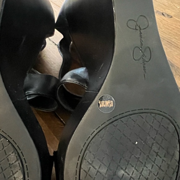 Black platform wedges - Picture 5 of 9